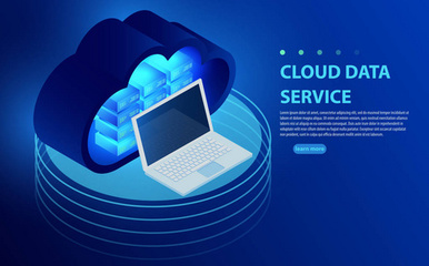 云數(shù)據(jù)中心、服務(wù)器機(jī)房圖標(biāo)、信息請(qǐng)求處理、計(jì)算機(jī)技術(shù)